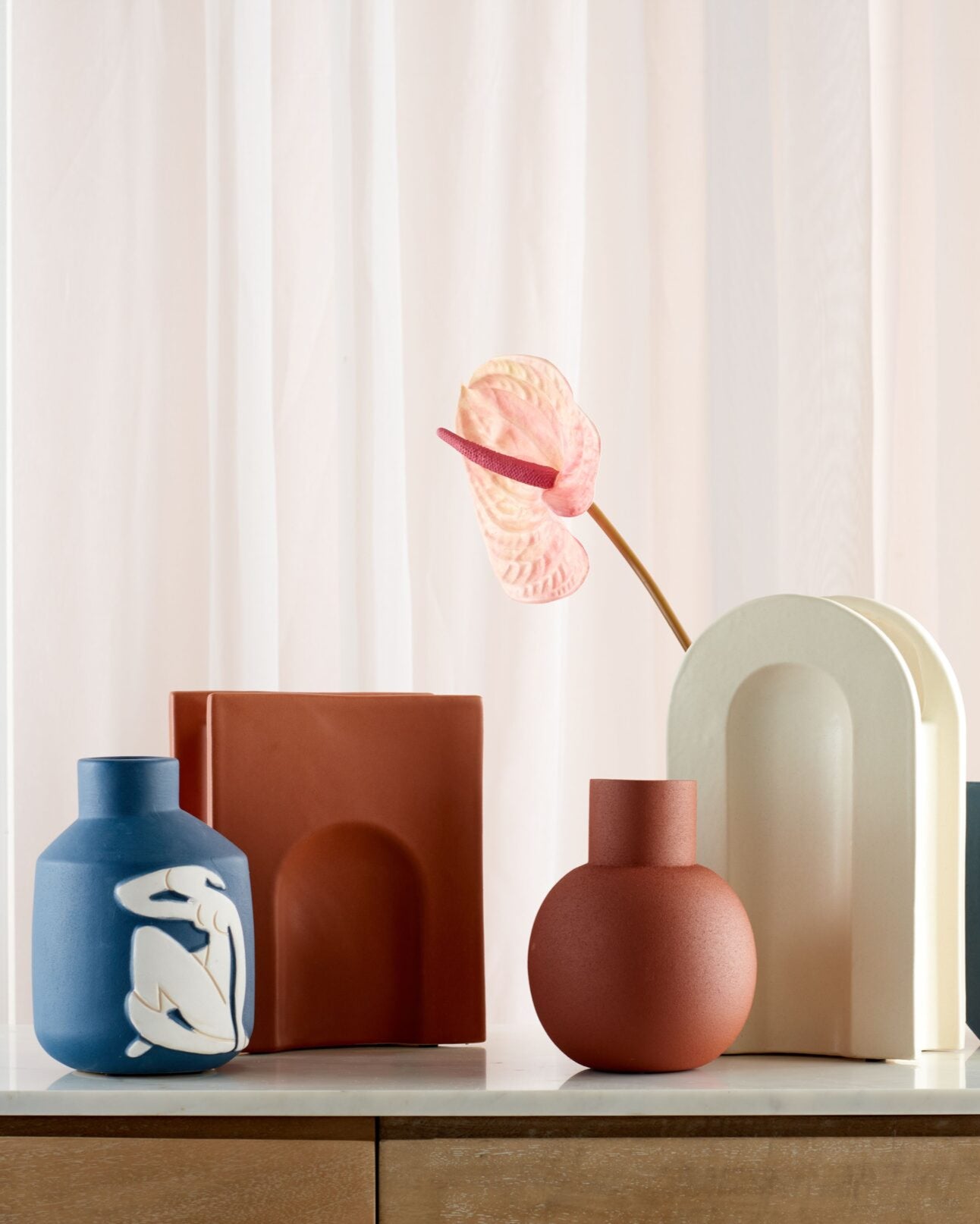 Arco Vessel - Matte Beige