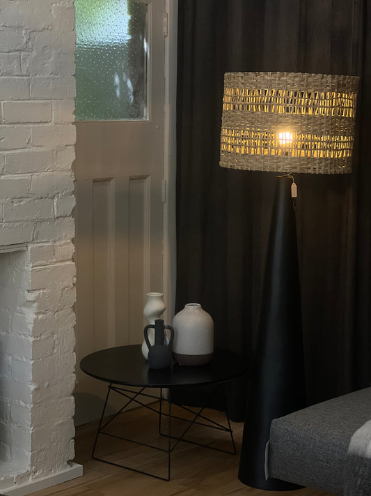 Woven Seagrass Floor Lamp
