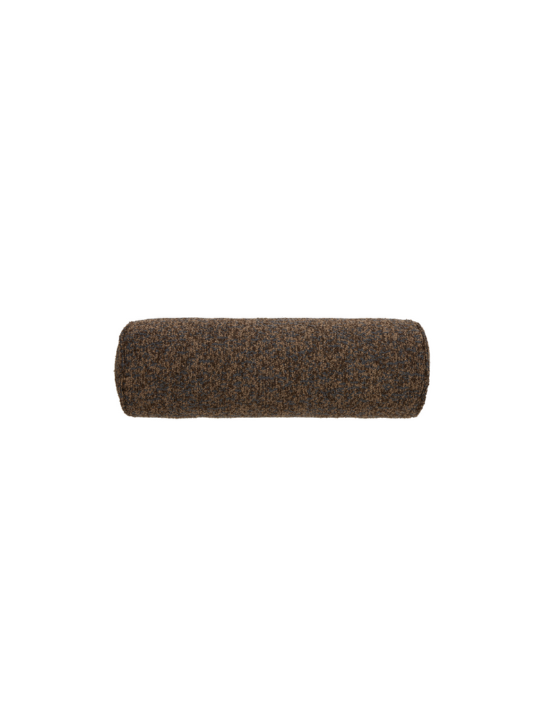 Koba Boucle Bolster Cushion Brown
