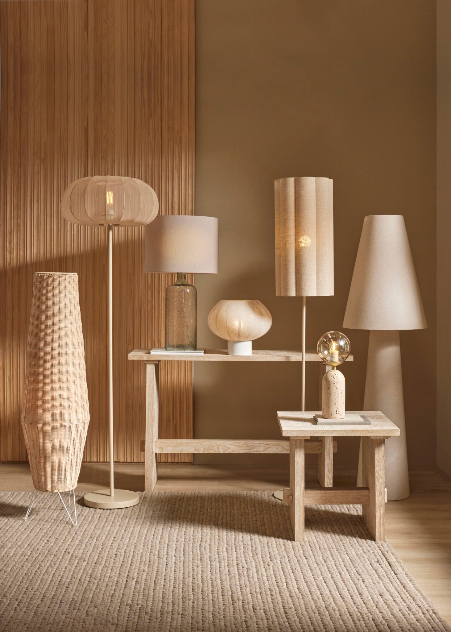 Talstone Linen Floor lamp image 1