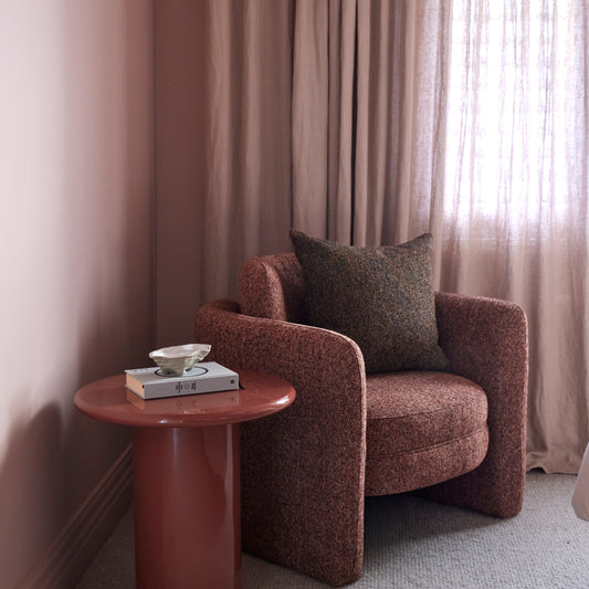 Koba Boucle Cushion Brown