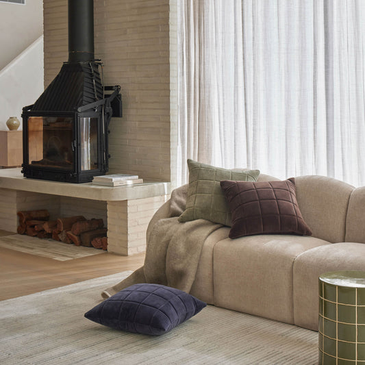 Avalon Stitch Throw Natural