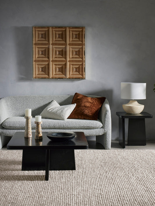Velvet Cushion - Brown 60x60
