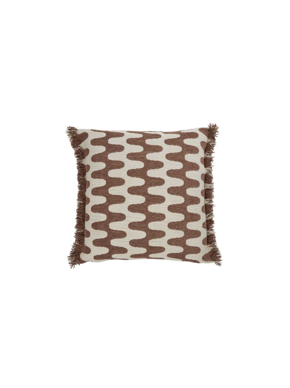 Nash Abstract Cushion Chocolate