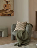 Avalon Stitch Throw Green